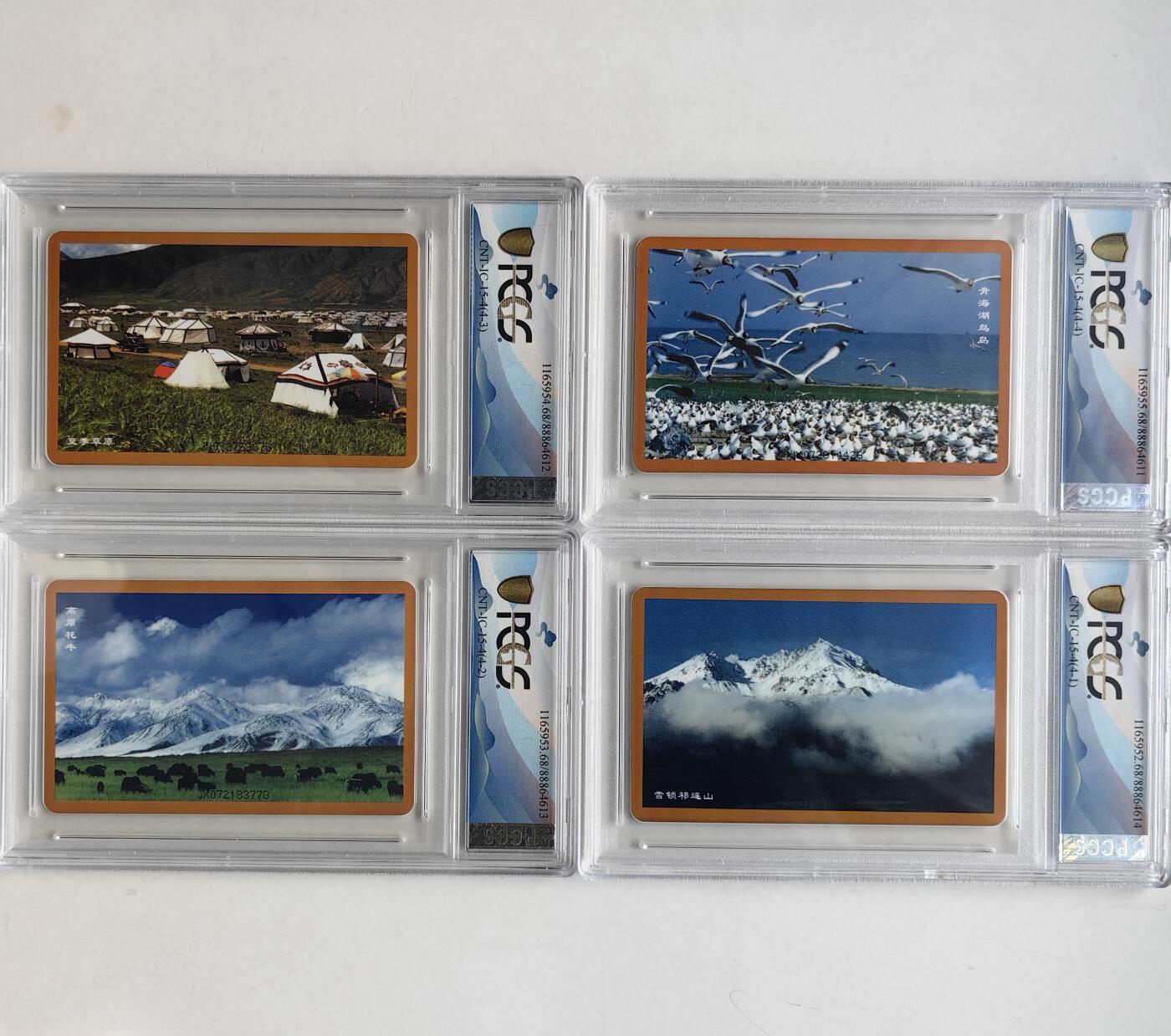 乐玩集藏第57期电话卡专场（12月30日20:00结拍） IC-15青海风光 JX版PCGS68