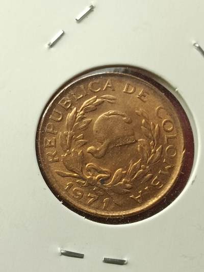 吉祥压岁钱外国硬币第42场 哥伦比亚硬币1971