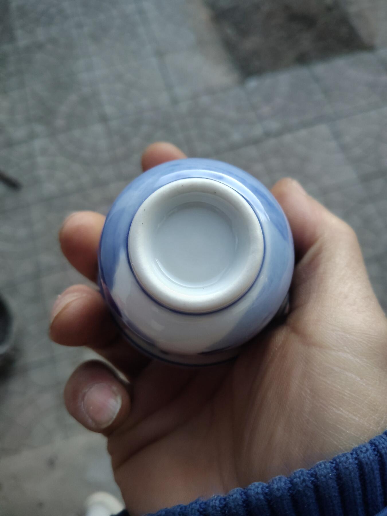 瓷器茶具专场 青花瓷主人杯