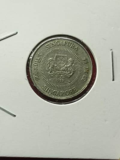 吉祥压岁钱外国硬币第42场 新加坡硬币1989