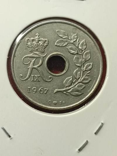 吉祥压岁钱外国硬币第42场 丹麦硬币1967