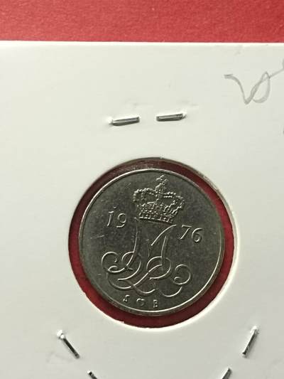 吉祥压岁钱外国硬币第42场 丹麦硬币1976