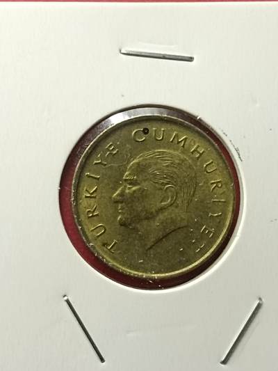吉祥压岁钱外国硬币第42场 土耳其硬币1990