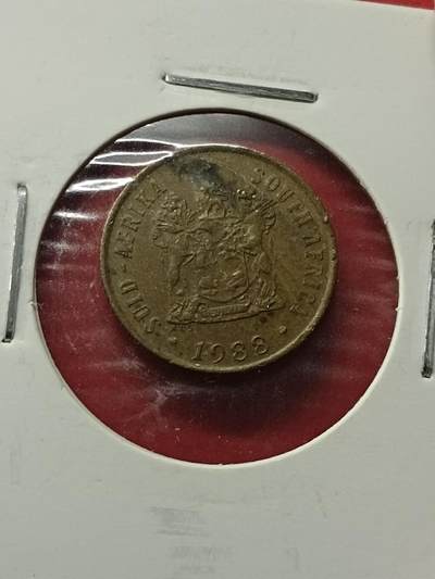 吉祥压岁钱外国硬币第42场 南非硬币1988