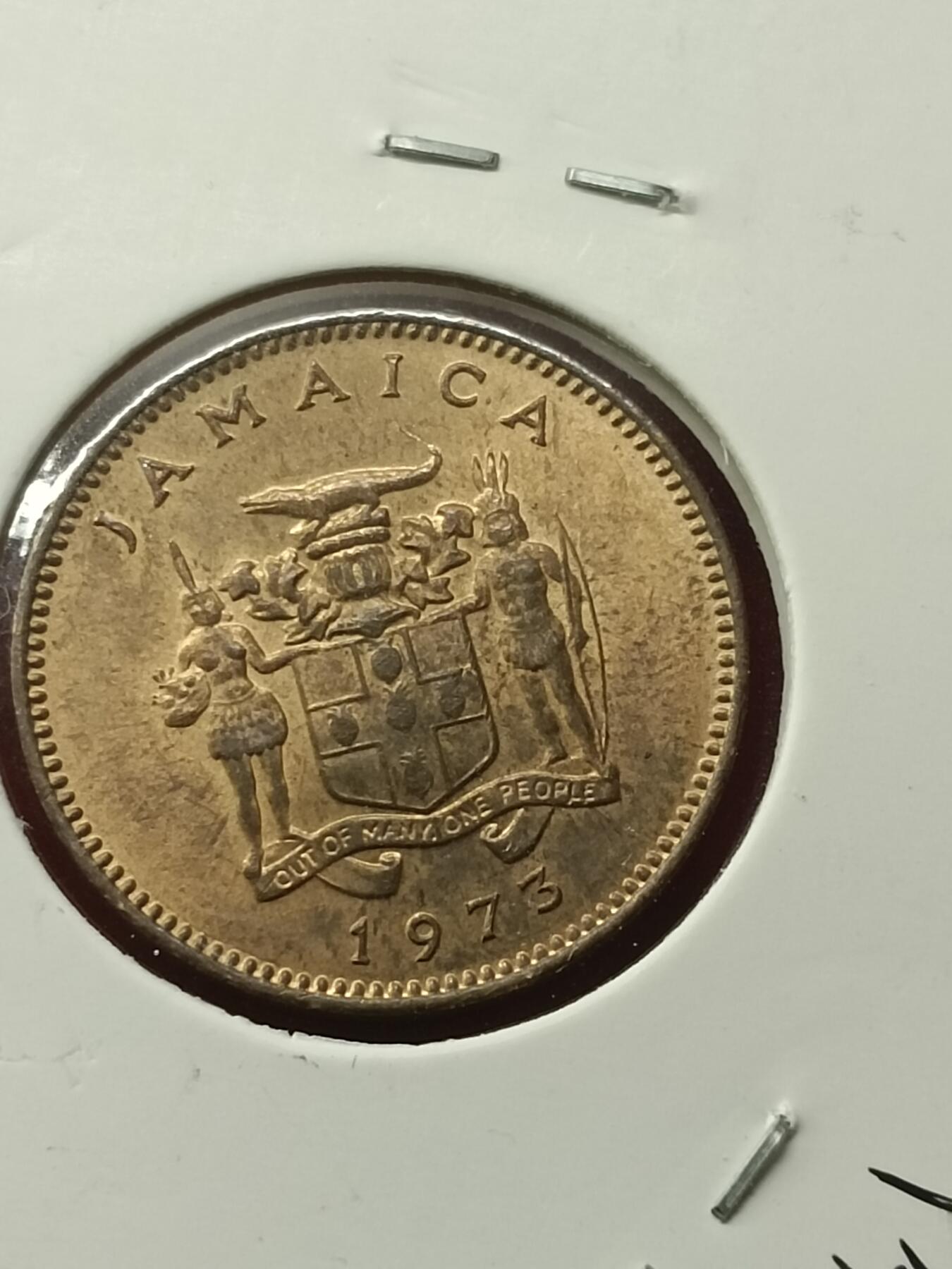 吉祥压岁钱外国硬币第42场 牙买加硬币1973