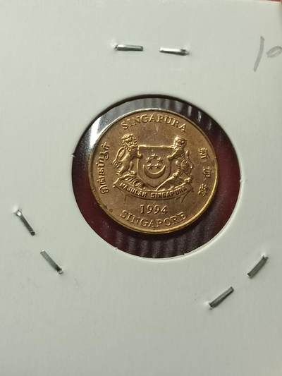 吉祥压岁钱外国硬币第42场 新加坡硬币1994