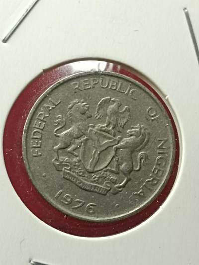 吉祥压岁钱外国硬币第42场 尼日利亚硬币1976