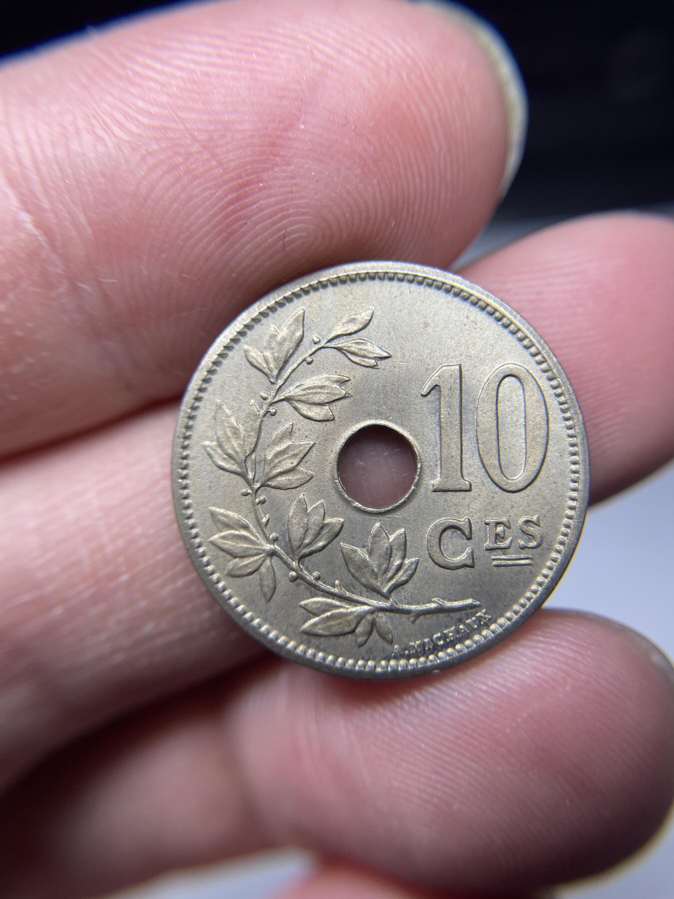 每日一拍，2024年集古藏今外币拍卖第十九期-第8场—（总第188拍），可以寄存60天，满160元包邮。 1904年比利时10分