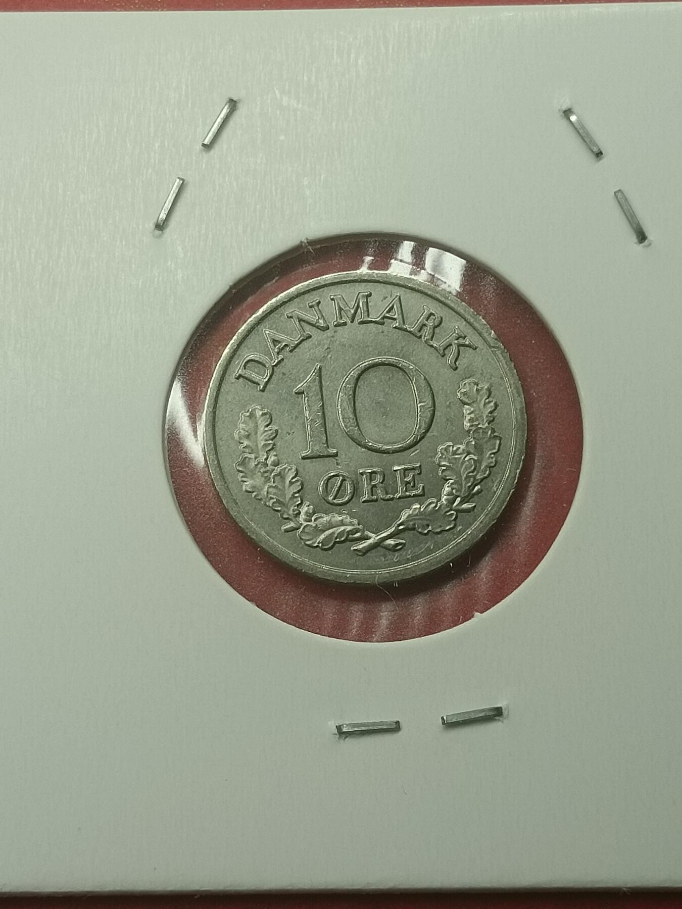 吉祥压岁钱外国硬币第44场 丹麦硬币1971