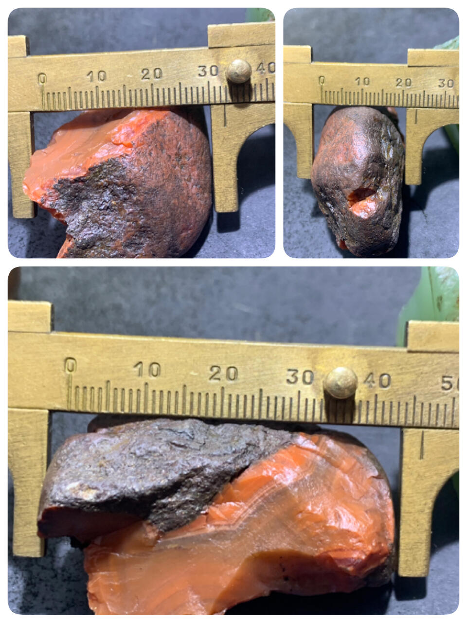 精美冰红大开窗料南红玛瑙原石一颗