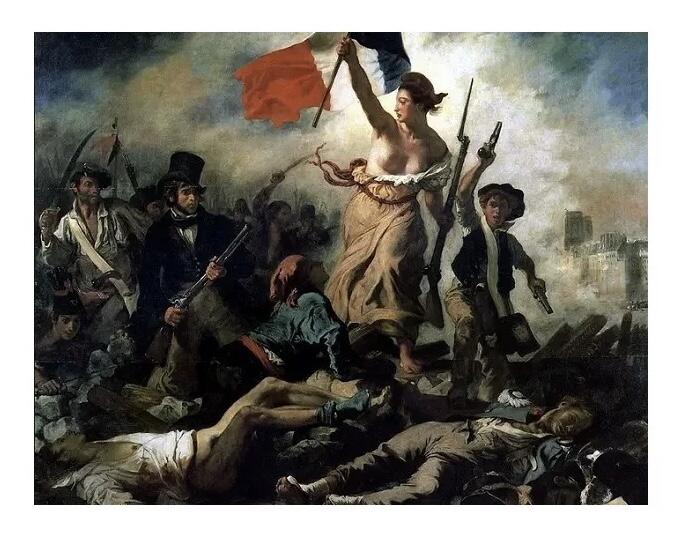 法国大革命瓦尔密战役+圣女贞德 高浮雕精制大镀金章 50MM