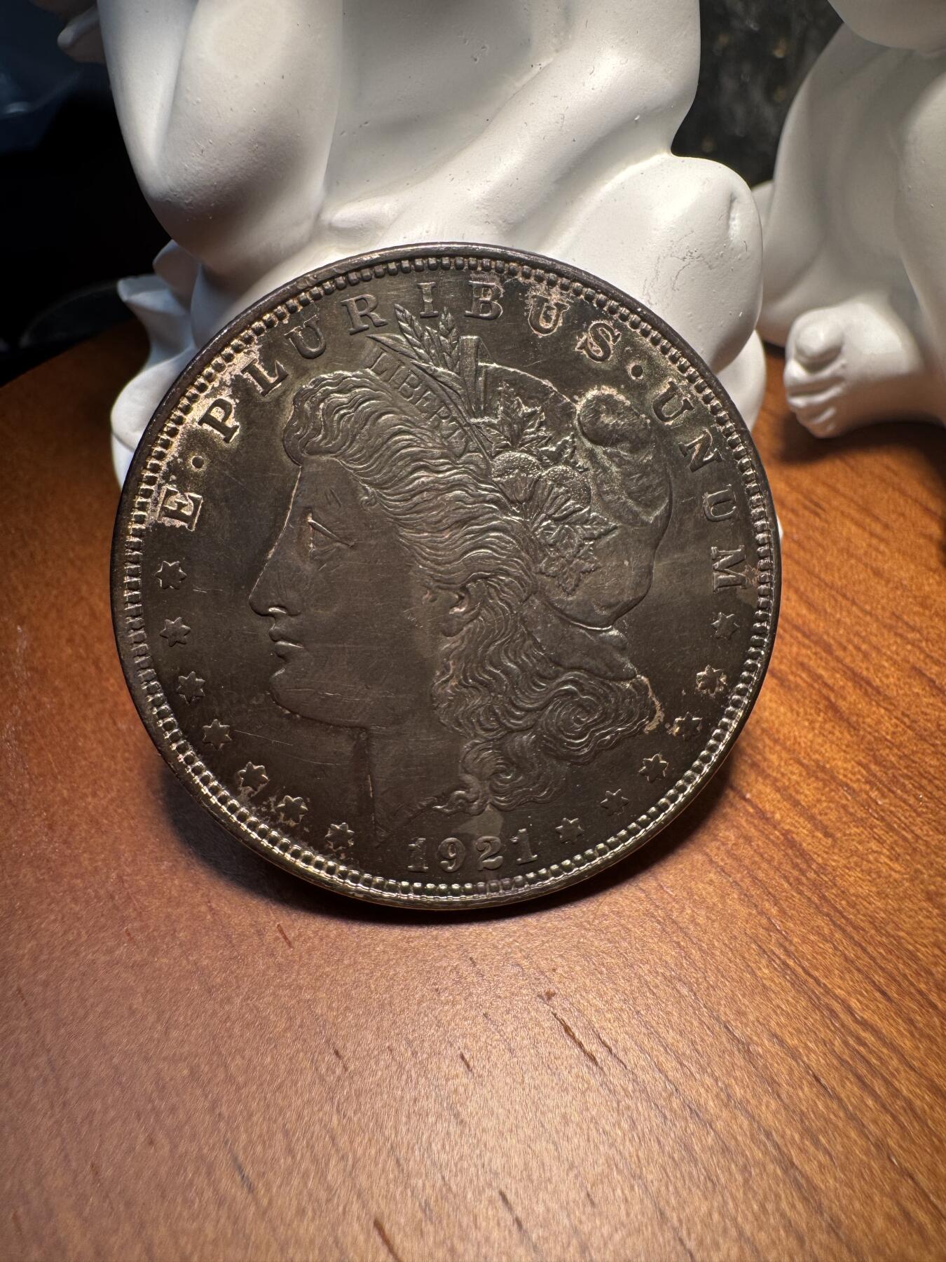 “一元初始，万象更新”新年新铺开张 全场免押0佣金 1921年摩根，有很奇怪的包浆