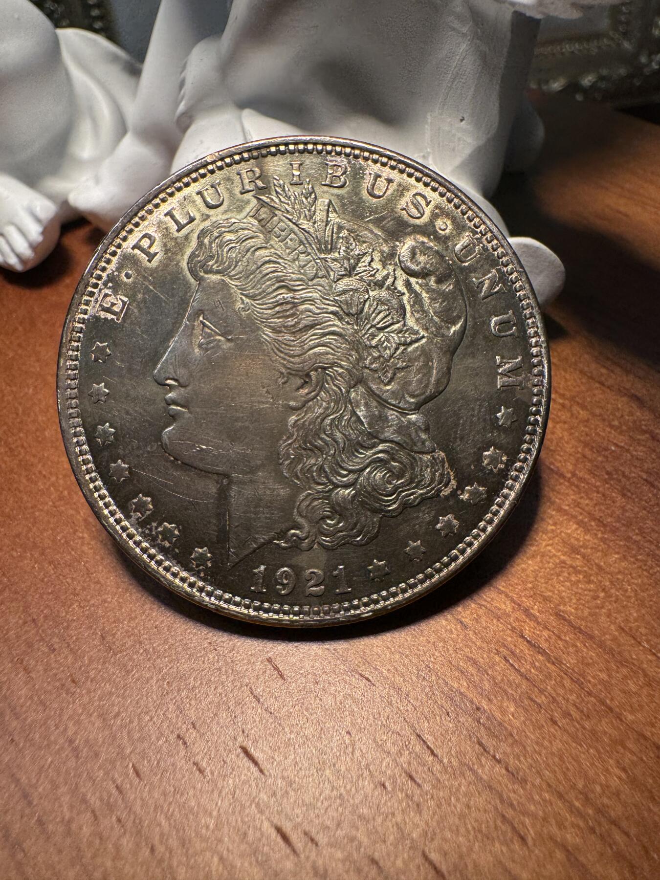 “一元初始，万象更新”新年新铺开张 全场免押0佣金 1921年摩根，有很奇怪的包浆