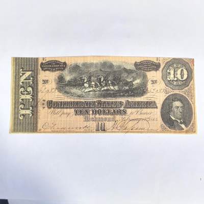 各国外币第79期 无佣金 - 美国同盟政府1864年10元 au