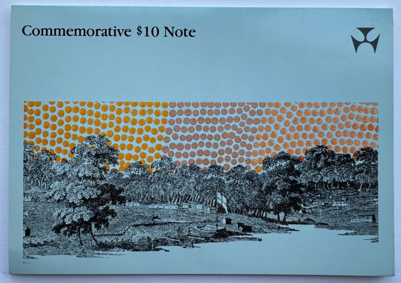 2026第3场（总第230期）：精品测试钞、外钞综合场 尾冠AA23 澳大利亚“移民200周年”10元塑料纪念钞册装UNC（全程无47）