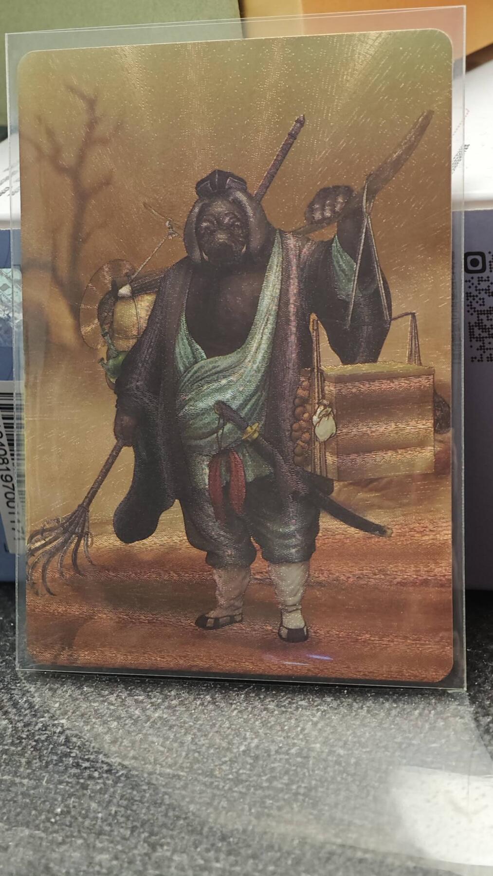 龙虎卡牌19场（龙腾虎踞万里行） 【签题】粗闪卡 青笺绘西游-猪八戒