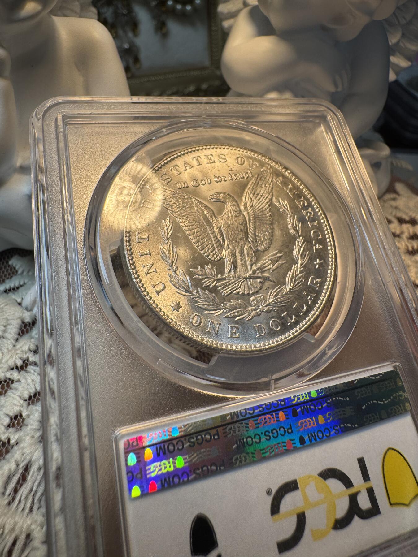 “一元初始，万象更新”新年新铺开张 全场免押0佣金 PCGS MS64 1888年摩根，吉祥年份，超强转光