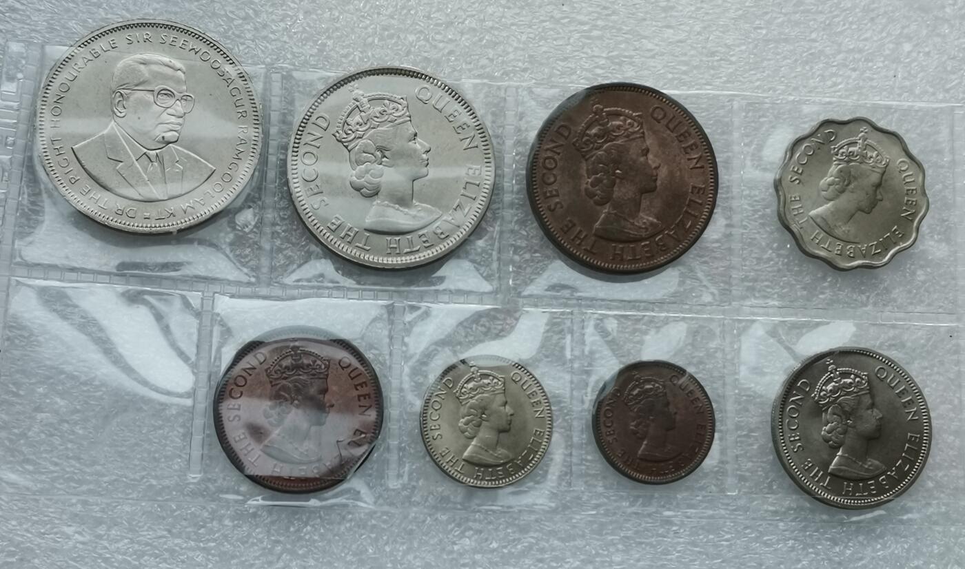 瓶子🏺第173期拍卖会  英属毛里求斯8枚套