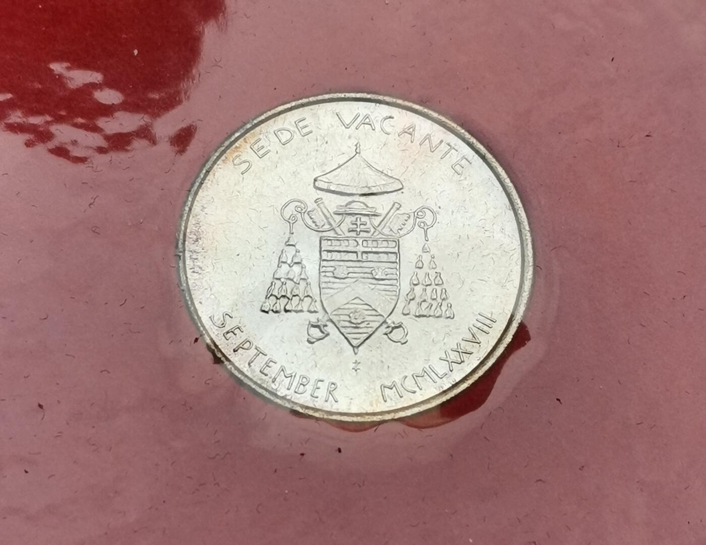 瓶子🏺第173期拍卖会  梵蒂冈1978年缺位纪念银币  原封