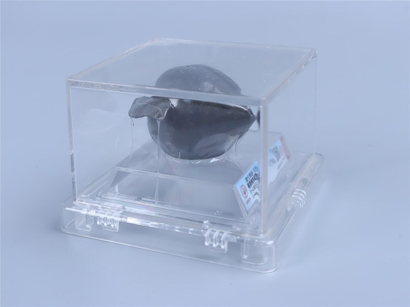 承乾2024年秋季文物艺术品拍卖会 清代 锡质桃形砍滴 1 6.4cm 62g 锡
