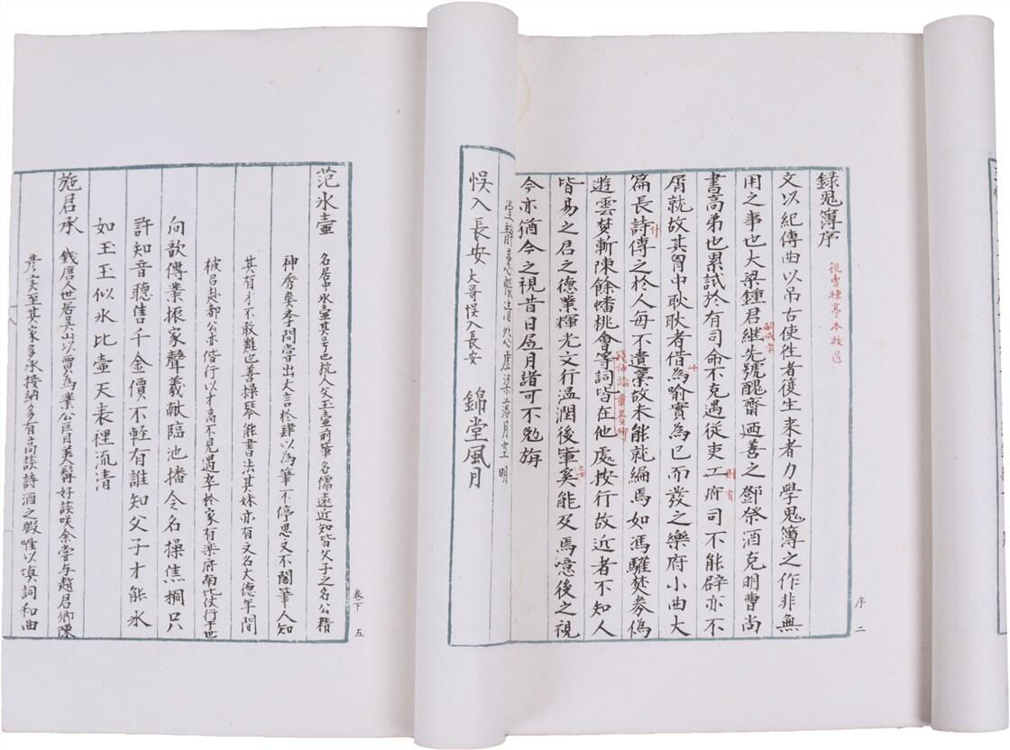 承乾2024年秋季文物艺术品拍卖会 1960年 一版一印《天一阁资格写本正续录鬼簿》 纸本线装 30.2*20.2cm