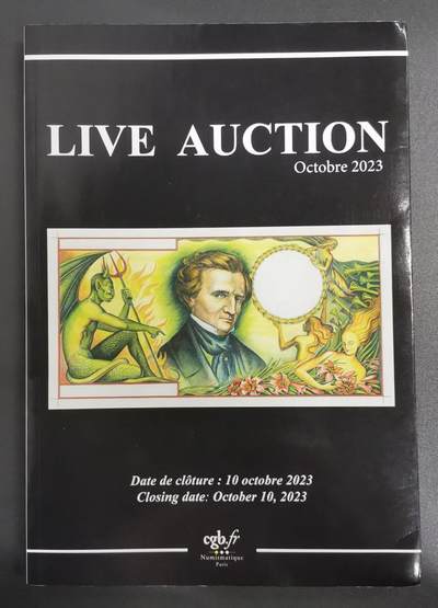 《张总收藏》181期-外币精品百拍特别场 (Live Auction法国cgb.fr印刷，原装进口9.5成新)法属&世界纸币目录2023年10月版