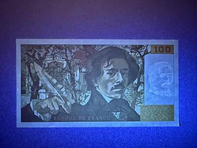 《张总收藏》181期-外币精品百拍特别场 法国100法郎 UNC 1986年 边缘轻微荧光