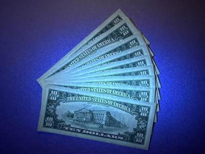 《张总收藏》181期-外币精品百拍特别场 美国10美元9张 UNC 1995年 连号9张