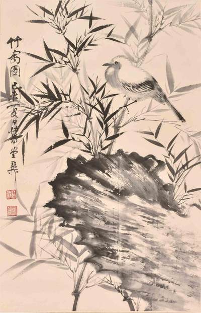 承乾2024年秋季文物艺术品拍卖会 - 谢稚柳 春晓 设色纸本立轴 67*41cm