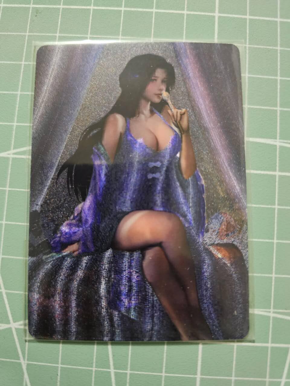 龙虎卡牌19场（龙腾虎踞万里行） 粗闪卡 美女