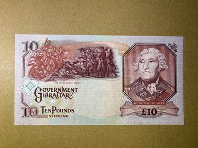 《张总收藏》181期-外币精品百拍特别场 直布罗陀10镑 UNC 2006年 AA冠
