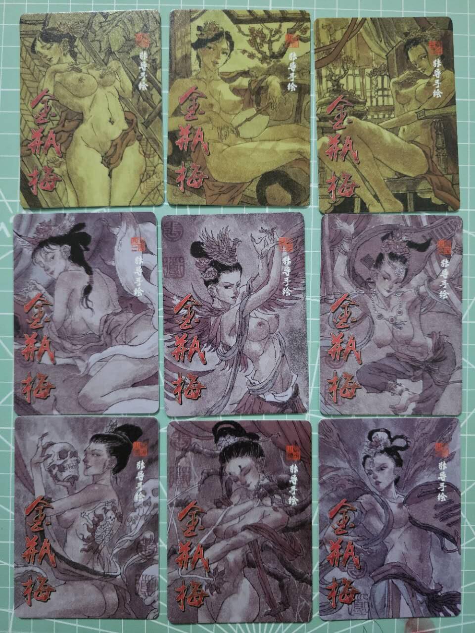 龙虎卡牌19场（龙腾虎踞万里行） 普卡9张 张导-金瓶梅主题卡