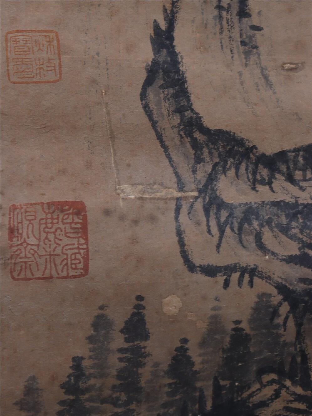 承乾2024年秋季文物艺术品拍卖会 石涛 山水 书法 166*46.3cm