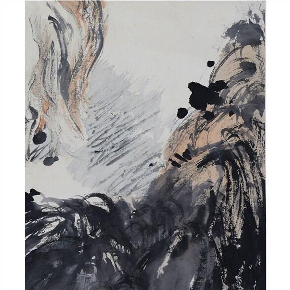 承乾2024年秋季文物艺术品拍卖会 倪田 双骏图 设色纸本立轴 85x45cm