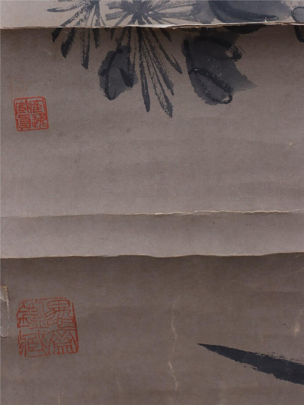 承乾2024年秋季文物艺术品拍卖会 王武 花鸟 纸本立轴 134*49cm