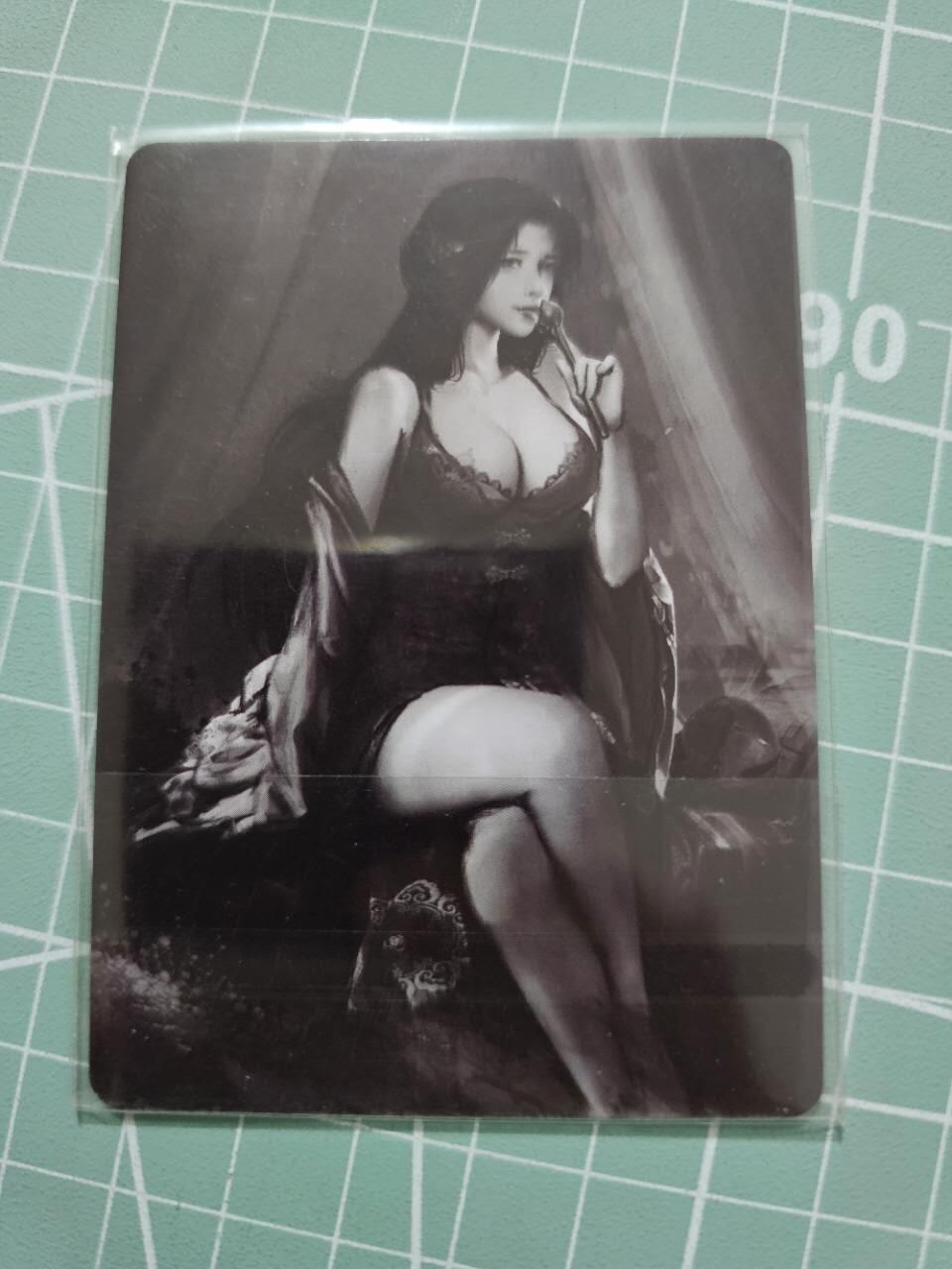 龙虎卡牌19场（龙腾虎踞万里行） 粗闪卡 美女