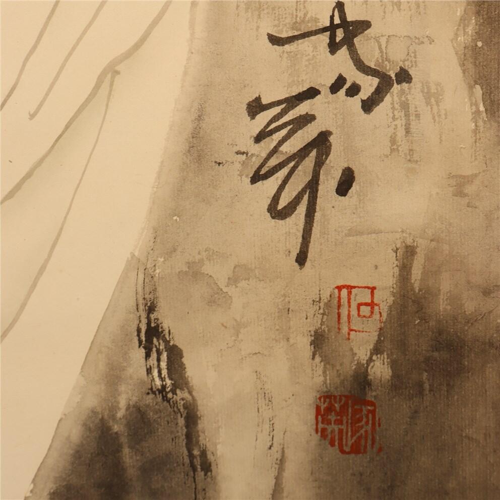 承乾2024年秋季文物艺术品拍卖会 近现代 何家英 人物 设色纸本立轴 101*78.5cm