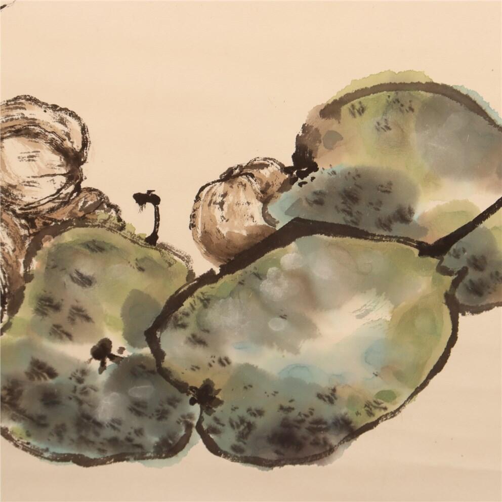 承乾2024年秋季文物艺术品拍卖会 朱屺瞻  秋果 设色纸本立轴 96*44cm