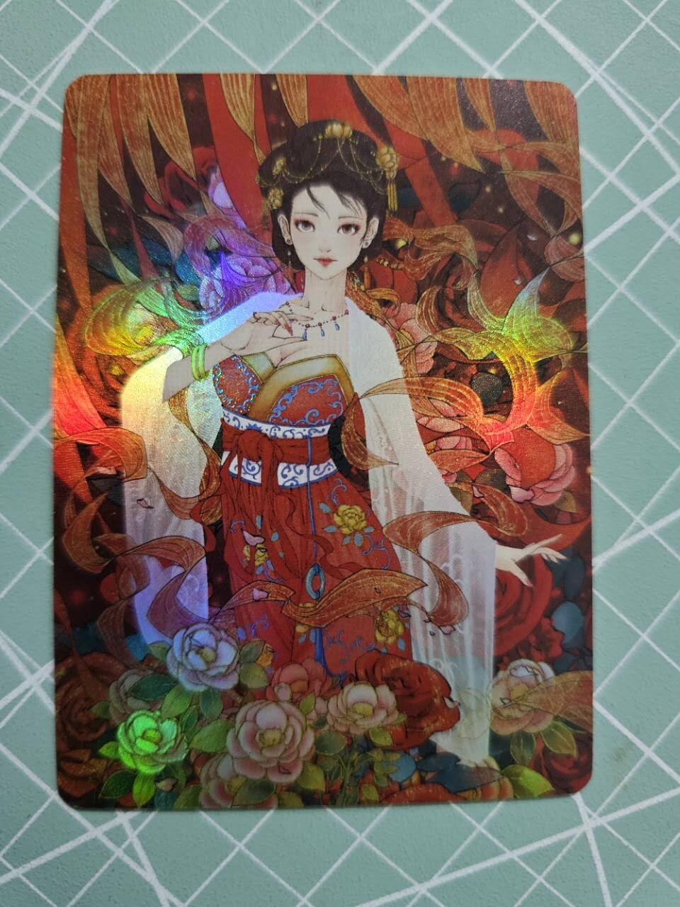 龙虎卡牌19场（龙腾虎踞万里行） 彩闪卡 小花瓣-梅坞春深