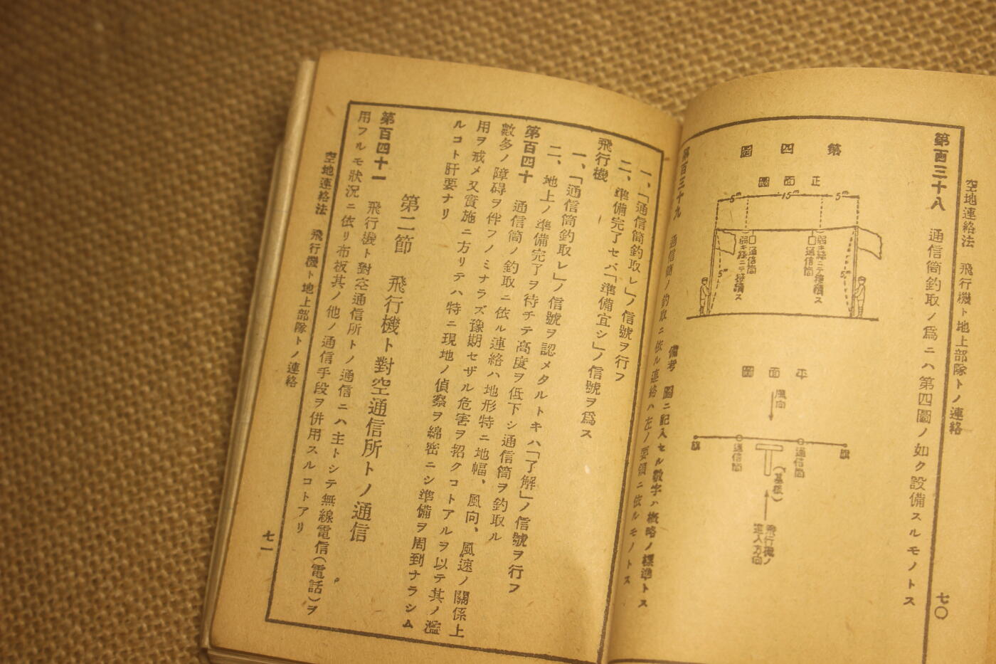 2024.12.31日系杂货小拍卖 《诸兵通信法教范草案》昭和十四年印发，内容包含基本通讯教程以及具体的通讯代码，年代久远纸张略有痕迹