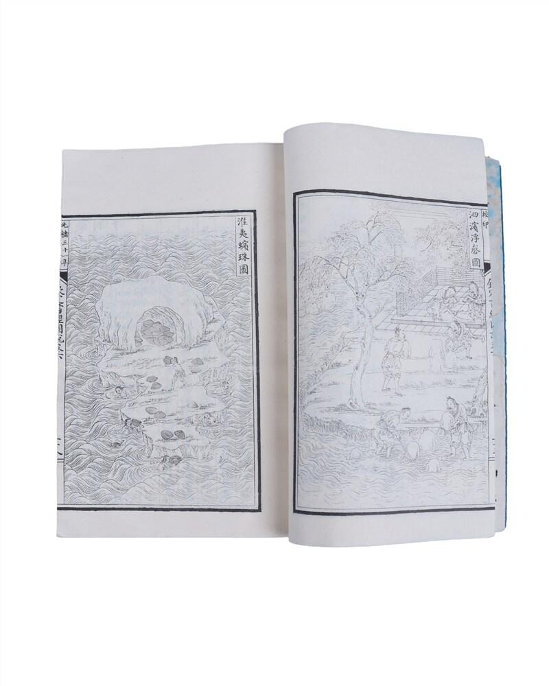承乾2024年秋季文物艺术品拍卖会 吴昌硕旧藏 《钦定书经图说目录六》 纸本线装 31.5*21.5cm