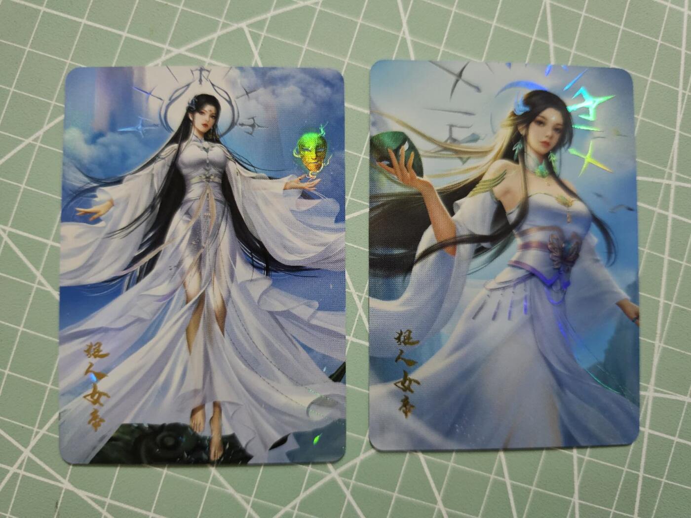 龙虎卡牌19场（龙腾虎踞万里行） 彩闪2张 狠人女帝