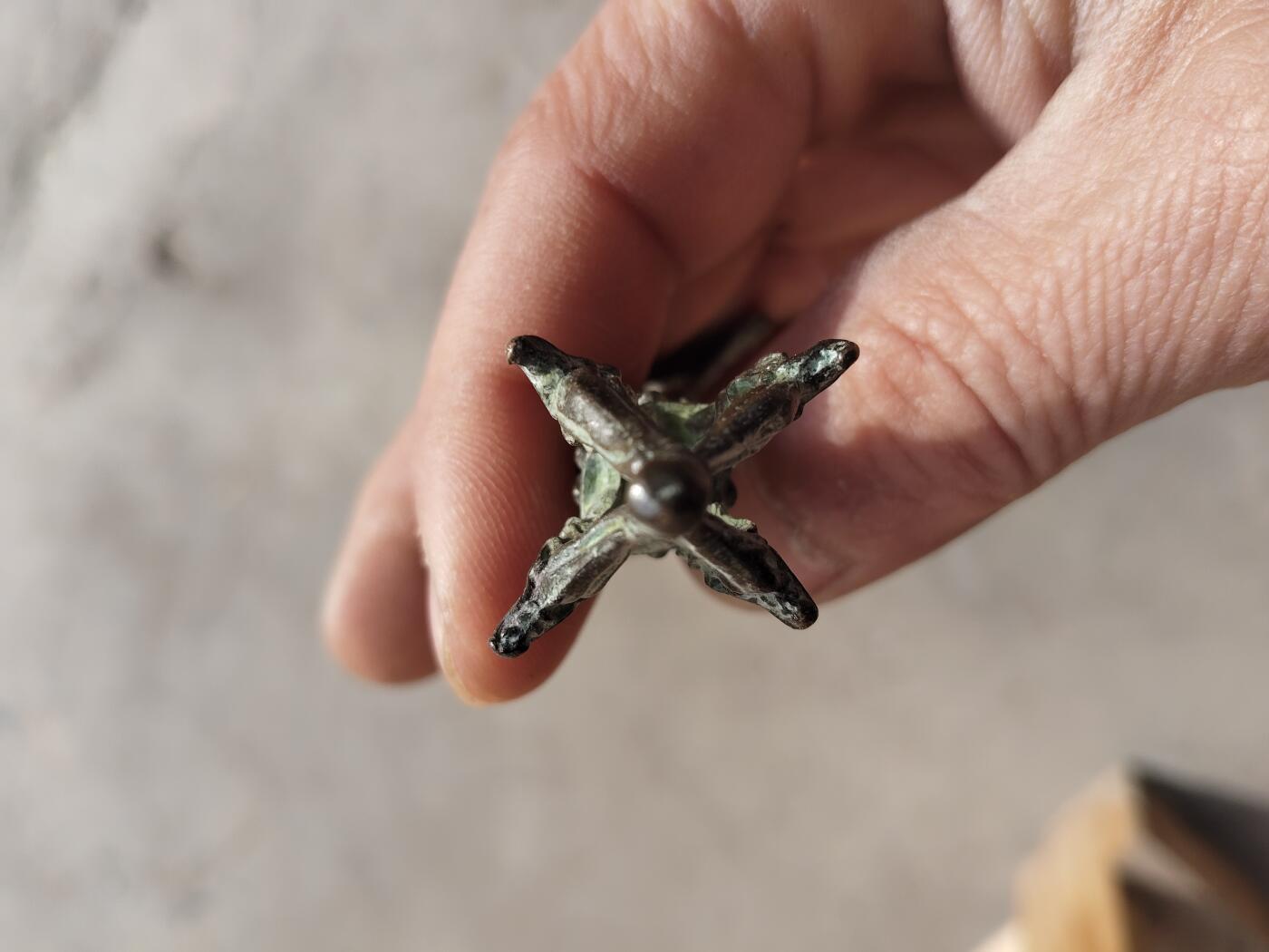 杂项专场 藏传精美龙头降魔杵