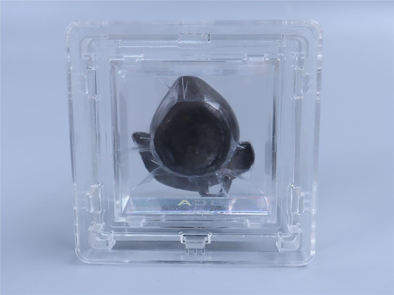 承乾2024年秋季文物艺术品拍卖会 清代 锡质桃形砍滴 1 6.4cm 62g 锡