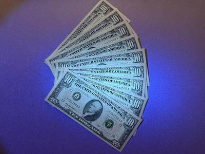 《张总收藏》181期-外币精品百拍特别场 美国10美元9张 UNC 1995年 连号9张