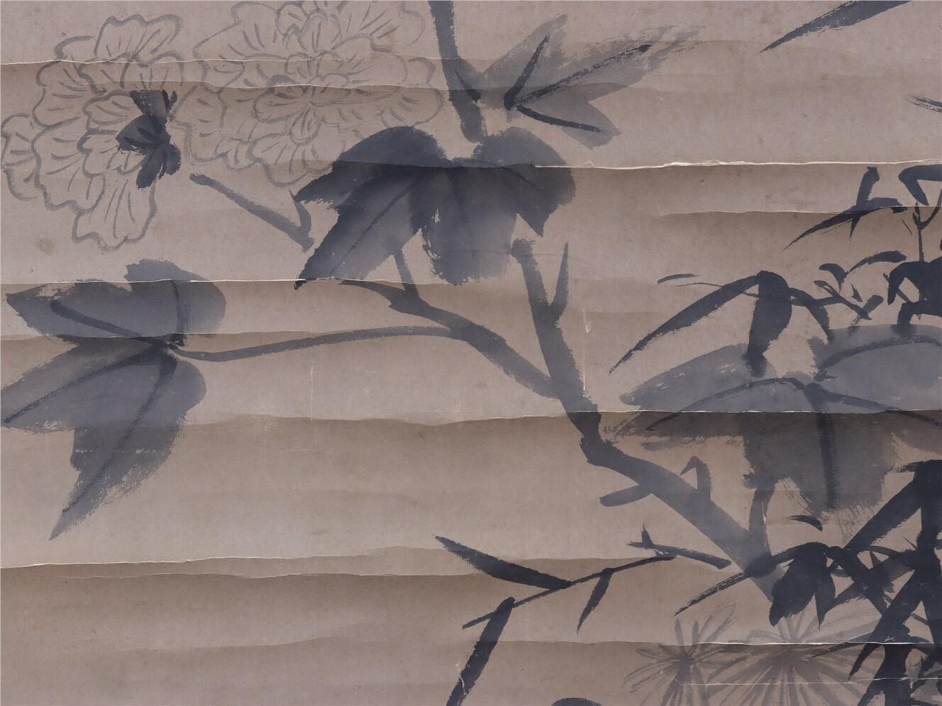 承乾2024年秋季文物艺术品拍卖会 王武 花鸟 纸本立轴 134*49cm