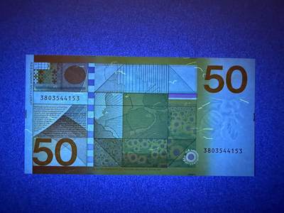 《张总收藏》181期-外币精品百拍特别场 荷兰50盾 UNC 1982年 经典向日葵