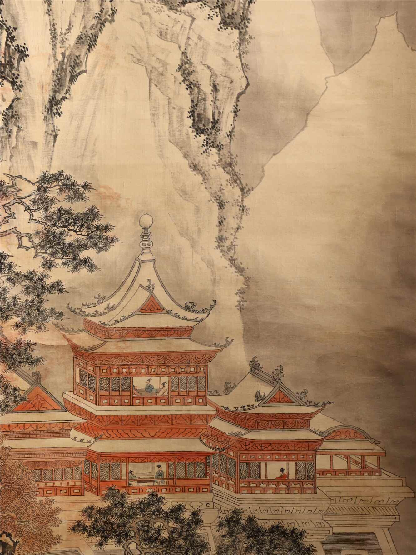 承乾2024年秋季文物艺术品拍卖会 溥心畬 山水 纸本立轴 122*66