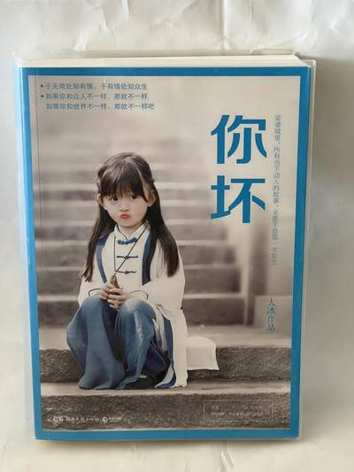 零元拍：野生作家说书人 大冰亲笔签名著书《你坏》 - 零元拍：野生作家说书人 大冰亲笔签名著书《你坏》
