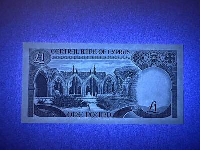 《张总收藏》181期-外币精品百拍特别场 塞浦路斯1镑 UNC 1979年初版 无47